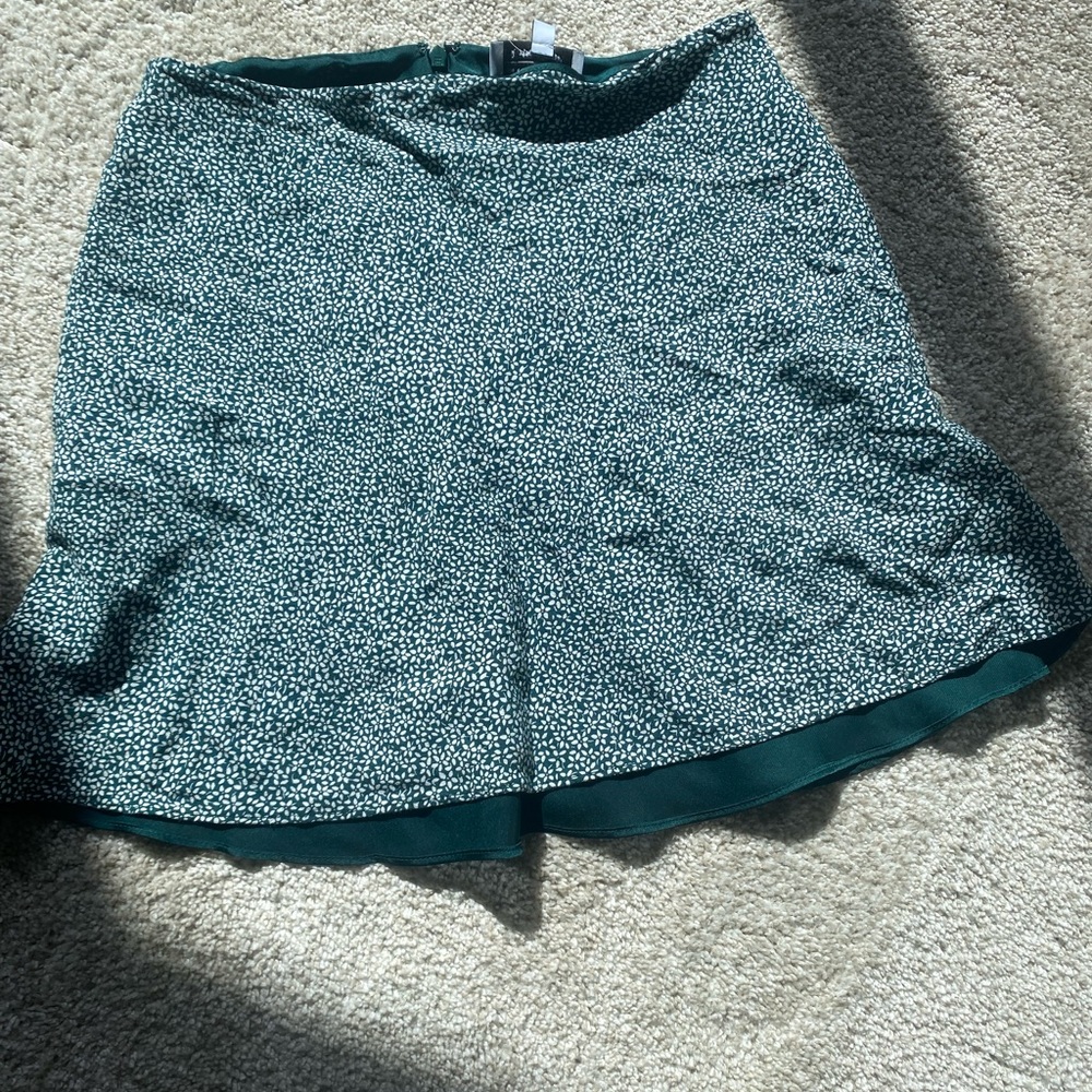 & other stories skirt size 6 evergreen floral
